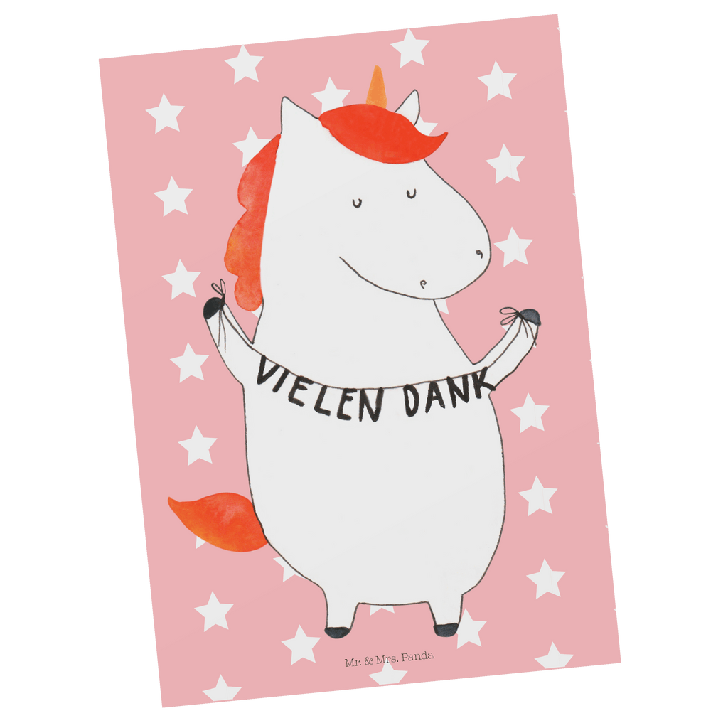 Postkarte Einhorn Vielen Dank Geschenkkarte, Grußkarte, Karte, Einladung, Ansichtskarte, Geburtstagskarte, Einladungskarte, Einhorn, Einhörner, Einhorn Deko, Pegasus, Unicorn, Danke, vielen Dank, Dankeschön, Danksagung