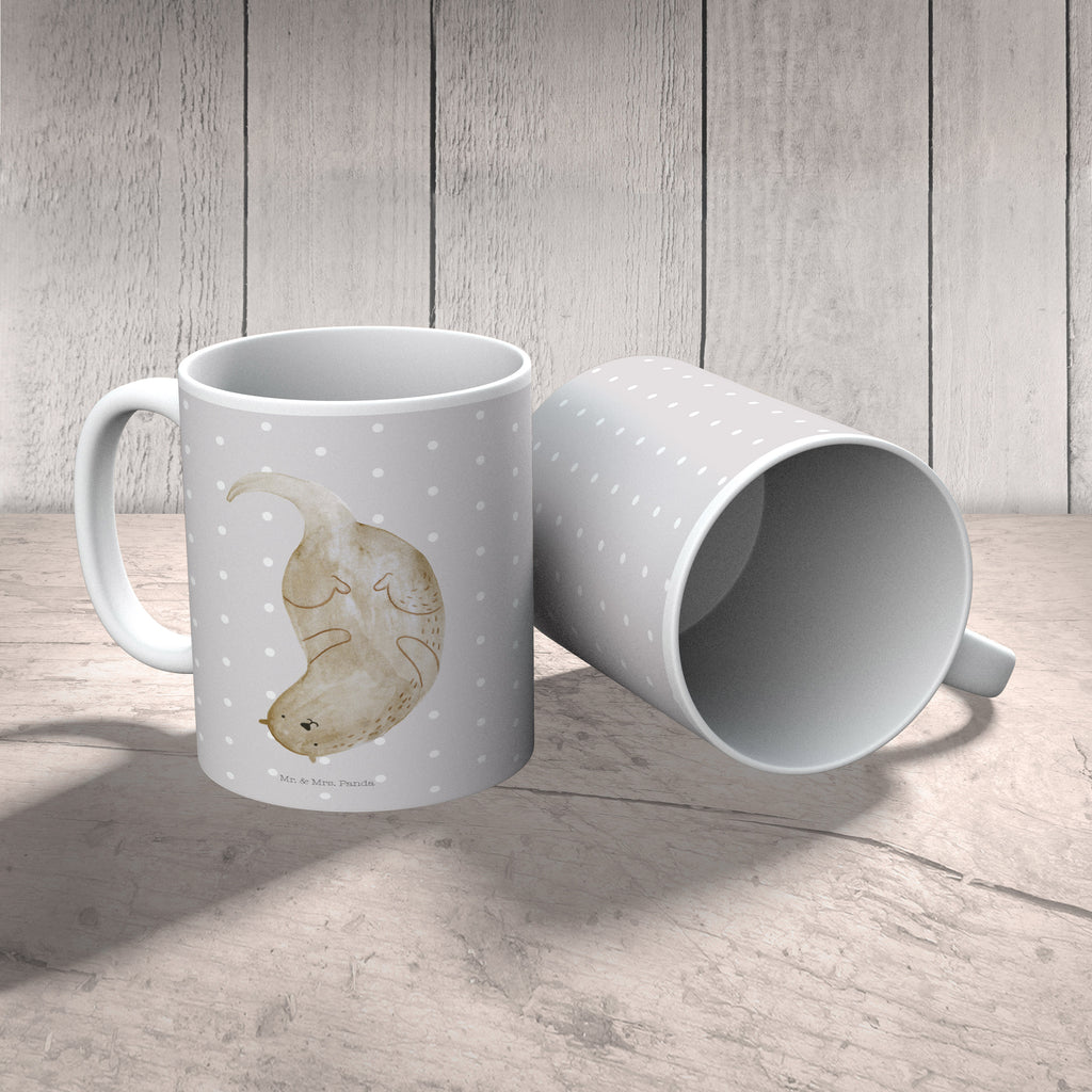 Tasse Otter kopfüber Otter Seeotter See Otter Becher, Kaffeetasse, Kaffeebecher, Tee, Frühstück, Büro  Otter,  Fischotter,  Seeotter