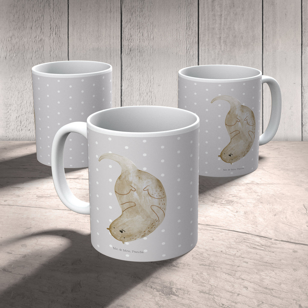 Tasse Otter kopfüber Otter Seeotter See Otter Becher, Kaffeetasse, Kaffeebecher, Tee, Frühstück, Büro  Otter,  Fischotter,  Seeotter