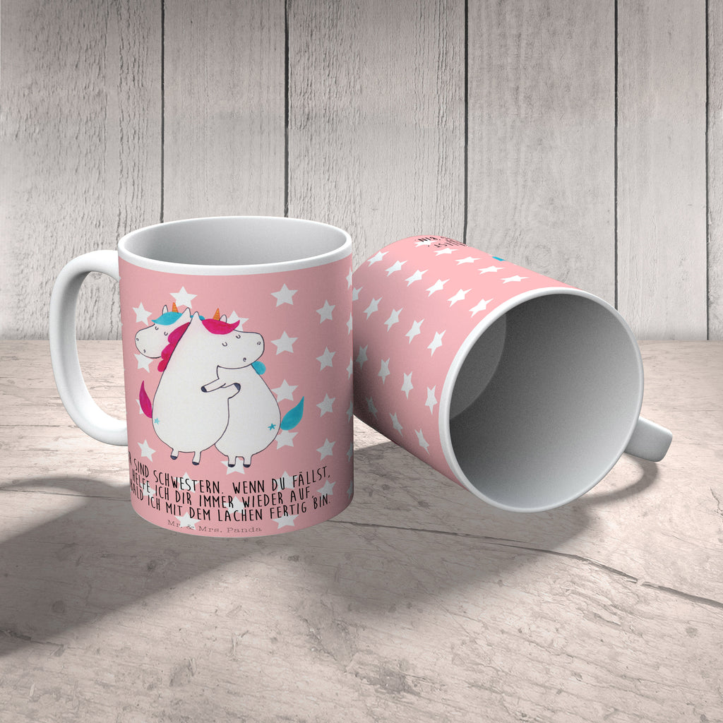 Tasse Einhörner Umarmen Einhorn, Einhörner, Unicorn, Freundinnen, Freundin, BFF, Schwester, Schwestern, Familie, Geschwister, Sister, Liebe  Becher, Kaffeetasse, Kaffeebecher, Tee, Frühstück, Büro  Einhorn, Einhörner, Einhorn Deko, Pegasus, Unicorn