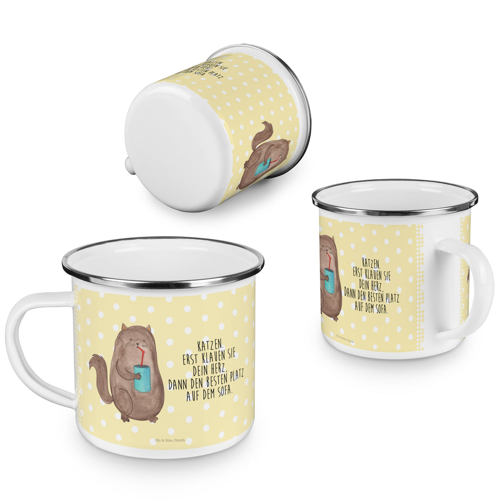 Camping Emaille Tasse Katze Dose Campingtasse, Trinkbecher, Metalltasse, Outdoor Tasse, Emaille Trinkbecher, Blechtasse Outdoor, Emaille Campingbecher, Edelstahl Trinkbecher, Metalltasse für Camping, Kaffee Blechtasse, Camping Tasse Metall, Katze, Katzenmotiv, Katzenfan, Katzendeko, Katzenfreund, Katzenliebhaber, Katzenprodukte, Katzenartikel, Katzenaccessoires, Katzensouvenirs, Katzenliebhaberprodukte, Katzenmotive, Katzen, Kater, Mietze, Cat, Cats, Katzenhalter, Katzenbesitzerin, Haustier, Futter, Katzenfutter