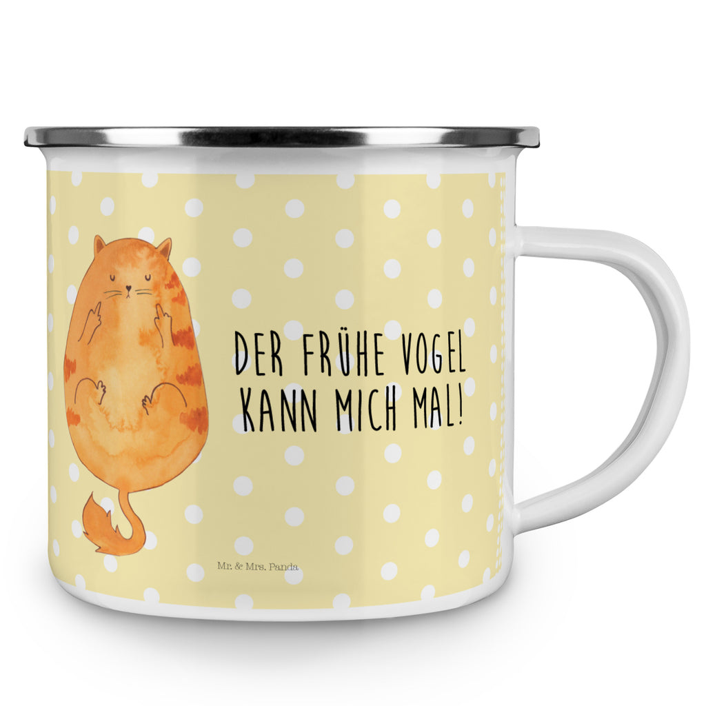 Camping Emaille Tasse Katze Frühaufsteher Campingtasse, Trinkbecher, Metalltasse, Outdoor Tasse, Emaille Trinkbecher, Blechtasse Outdoor, Emaille Campingbecher, Edelstahl Trinkbecher, Metalltasse für Camping, Kaffee Blechtasse, Camping Tasse Metall, Katze, Katzenmotiv, Katzenfan, Katzendeko, Katzenfreund, Katzenliebhaber, Katzenprodukte, Katzenartikel, Katzenaccessoires, Katzensouvenirs, Katzenliebhaberprodukte, Katzenmotive, Der frühe Vogel kann mich mal, Morgenmuffel, Frühaufsteher, Kaffee, Katzen, Kater, Mietze
