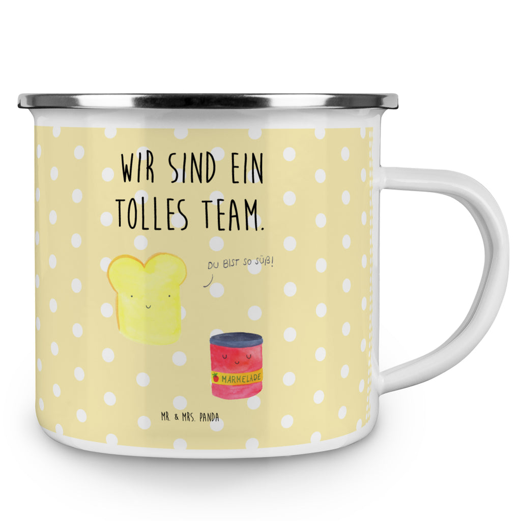 Camping Emaille Tasse Toast & Marmelade Campingtasse, Trinkbecher, Metalltasse, Outdoor Tasse, Emaille Trinkbecher, Blechtasse Outdoor, Emaille Campingbecher, Edelstahl Trinkbecher, Metalltasse für Camping, Kaffee Blechtasse, Camping Tasse Metall, Tiermotive, Gute Laune, lustige Sprüche, Tiere, Toast, Marmelade, Dreamteam, süße Postkarte, süß, Küche Deko, Küche Spruch, Frühstück Einladung, Brot, Toastbrot