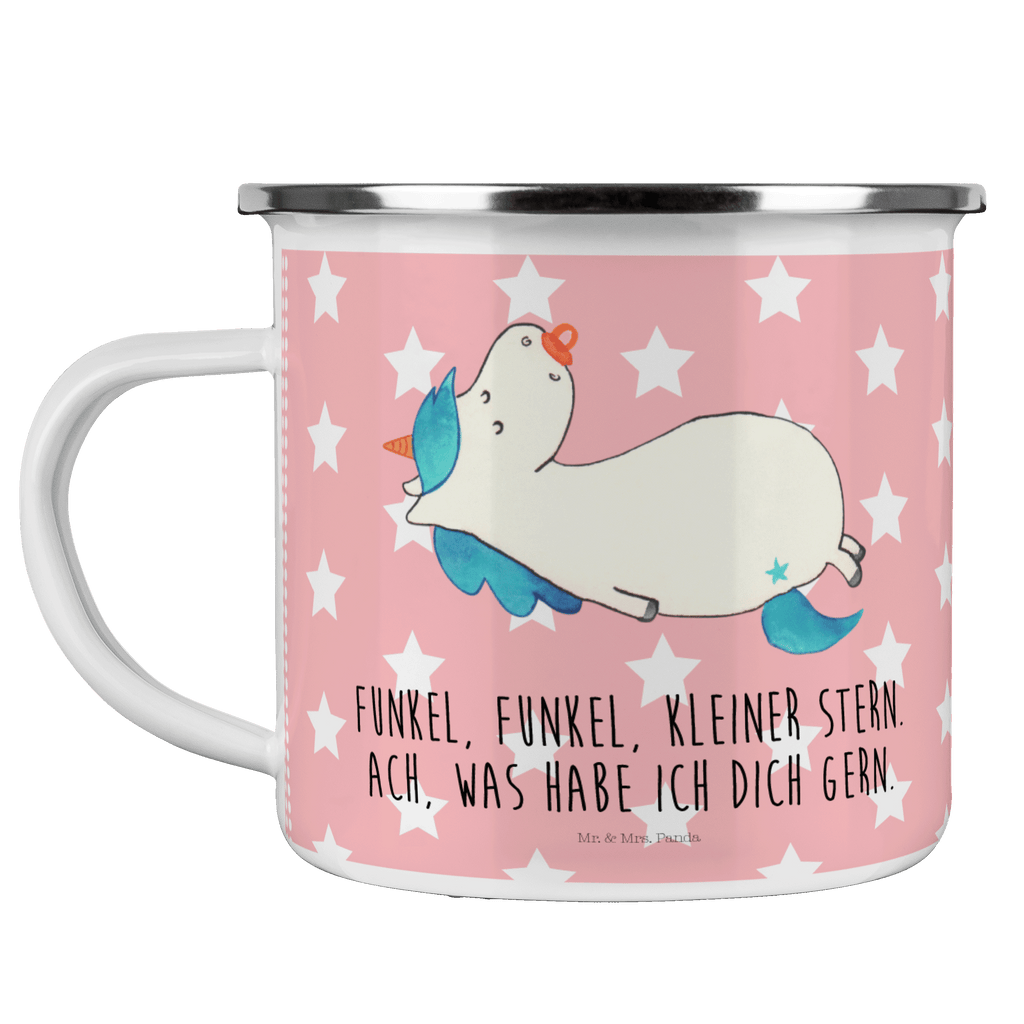 Camping Emaille Tasse Einhorn Schnullie Campingtasse, Trinkbecher, Metalltasse, Outdoor Tasse, Emaille Trinkbecher, Blechtasse Outdoor, Emaille Campingbecher, Edelstahl Trinkbecher, Metalltasse für Camping, Kaffee Blechtasse, Camping Tasse Metall, Einhorn, Einhörner, Einhorn Deko, Pegasus, Unicorn, Baby, Kleinkind, Geburt, Geburtstag, Säugling, Schnuller, Geschenk Geburt, Mutter, Mama