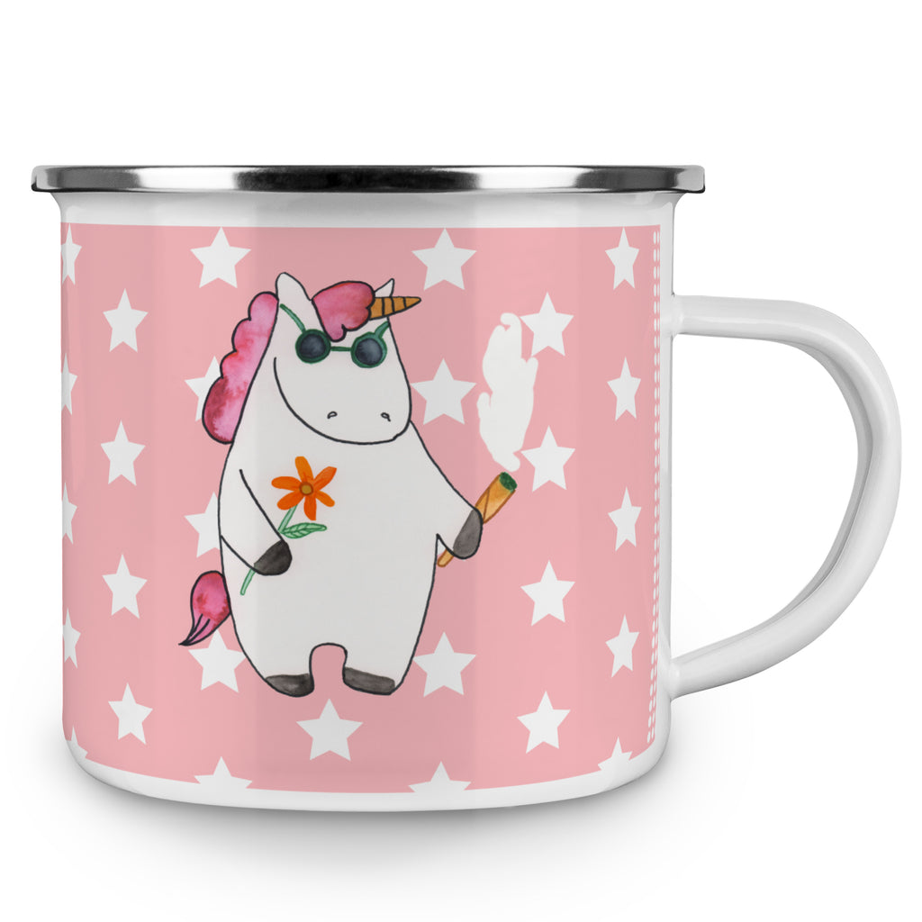 Camping Emaille Tasse Einhorn Woodstock Campingtasse, Trinkbecher, Metalltasse, Outdoor Tasse, Emaille Trinkbecher, Blechtasse Outdoor, Emaille Campingbecher, Edelstahl Trinkbecher, Metalltasse für Camping, Kaffee Blechtasse, Camping Tasse Metall, Einhorn, Einhörner, Einhorn Deko, Pegasus, Unicorn, Kiffen, Joint, Zigarette, Alkohol, Party, Spaß. lustig, witzig, Woodstock