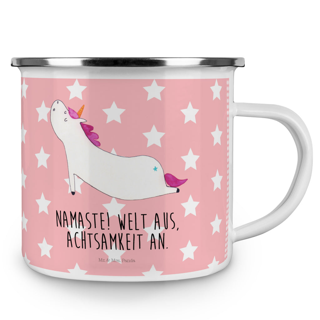 Camping Emaille Tasse Einhorn Yoga Campingtasse, Trinkbecher, Metalltasse, Outdoor Tasse, Emaille Trinkbecher, Blechtasse Outdoor, Emaille Campingbecher, Edelstahl Trinkbecher, Metalltasse für Camping, Kaffee Blechtasse, Camping Tasse Metall, Einhorn, Einhörner, Einhorn Deko, Pegasus, Unicorn, Yoga, Namaste, Achtsamkeit, Entspannung, Joga, Yogamatte, Sport, lustig, witzig, süß