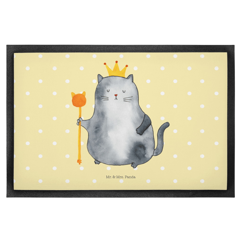 Fußmatte Katzen Koenig Katzen, Katze, Kater, Mietze, Cat, Cats, Katzenhalter, Katzenbesitzerin, Haustier, König, Königin, Queen, Familie, Mietzhaus, Wohnung, erste eigenen Wohnung, Umzug, Einzug	 Türvorleger, Schmutzmatte, Fußabtreter, Matte, Schmutzfänger, Fußabstreifer, Schmutzfangmatte, Türmatte, Motivfußmatte,  Haustürmatte, Vorleger  Katze, Katzenmotiv, Katzenfan, Katzendeko, Katzenfreund, Katzenliebhaber, Katzenprodukte, Katzenartikel, Katzenaccessoires, Katzensouvenirs, Katzenliebhaberprodukte, Katzenmotive