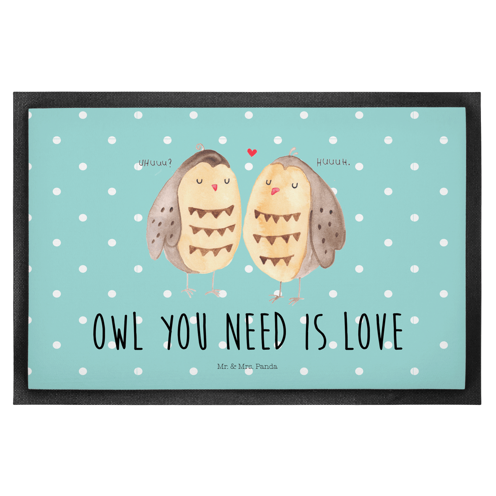 Fußmatte Eule Liebe Eule, Eule Deko, Liebe, Hochzeit Spruch, Owl, All you need is love, Liebe Spruch, Freundin Geschenk, Freund, Wortspiel lustig Türvorleger, Schmutzmatte, Fußabtreter, Matte, Schmutzfänger, Fußabstreifer, Schmutzfangmatte, Türmatte, Motivfußmatte,  Haustürmatte, Vorleger  Eule