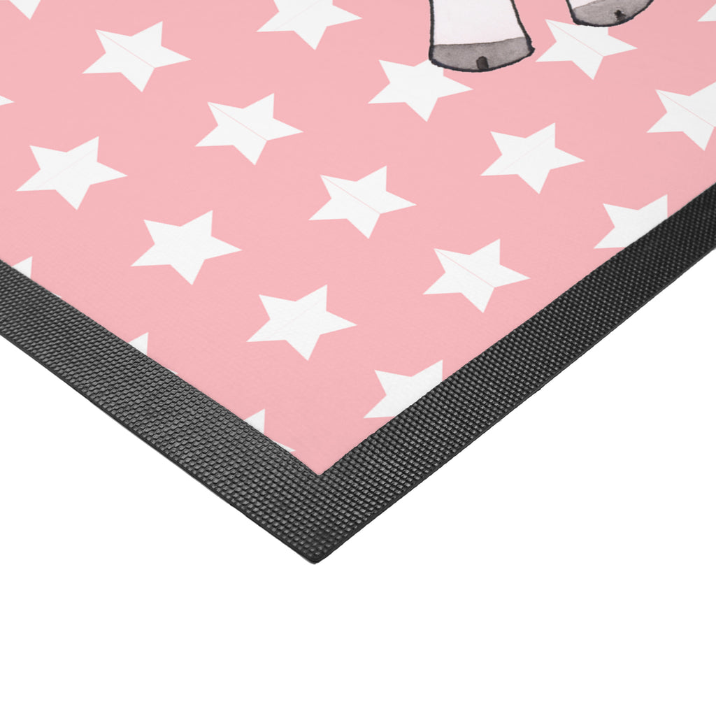 Fußmatte Einhorn Happy Einhorn, Einhörner, Unicorn, glücklich, fröhlich, Spaß, Freude, Lebensfreude, witzig, spannend, Lächeln, Lachen Türvorleger, Schmutzmatte, Fußabtreter, Matte, Schmutzfänger, Fußabstreifer, Schmutzfangmatte, Türmatte, Motivfußmatte,  Haustürmatte, Vorleger  Einhorn, Einhörner, Einhorn Deko, Pegasus, Unicorn