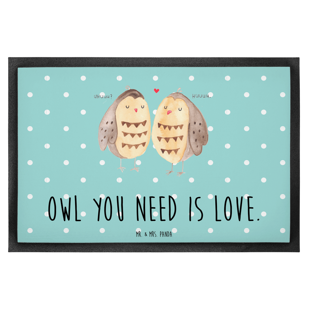 Fußmatte Eule Liebe Eule, Eule Deko, Liebe, Hochzeit Spruch, Owl, All you need is love, Liebe Spruch, Freundin Geschenk, Freund, Wortspiel lustig Türvorleger, Schmutzmatte, Fußabtreter, Matte, Schmutzfänger, Fußabstreifer, Schmutzfangmatte, Türmatte, Motivfußmatte,  Haustürmatte, Vorleger  Eule