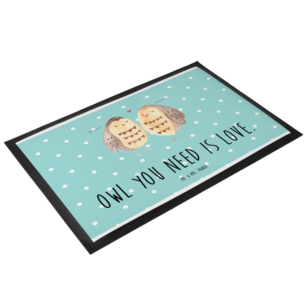 Fußmatte Eule Liebe Eule, Eule Deko, Liebe, Hochzeit Spruch, Owl, All you need is love, Liebe Spruch, Freundin Geschenk, Freund, Wortspiel lustig Türvorleger, Schmutzmatte, Fußabtreter, Matte, Schmutzfänger, Fußabstreifer, Schmutzfangmatte, Türmatte, Motivfußmatte,  Haustürmatte, Vorleger  Eule