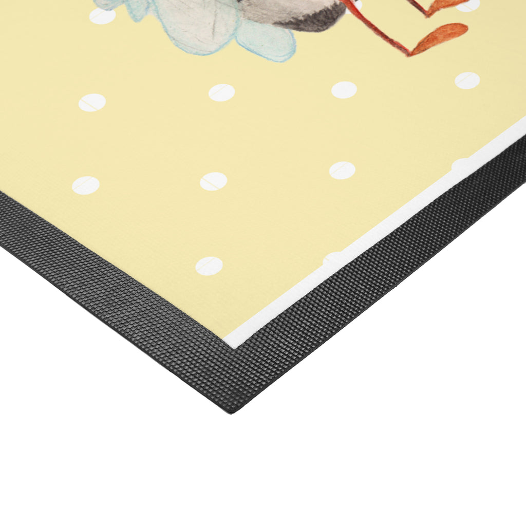 Fußmatte Hummeln mit Kleeblatt Hummel, Biene, Spruch positiv, Biene Deko, Spruch schön, glücklich sein, glücklich werden, Spruch fröhlich Türvorleger, Schmutzmatte, Fußabtreter, Matte, Schmutzfänger, Fußabstreifer, Schmutzfangmatte, Türmatte, Motivfußmatte,  Haustürmatte, Vorleger  süße Tiermotive, gute Laune, lustige Sprüche, Tiere