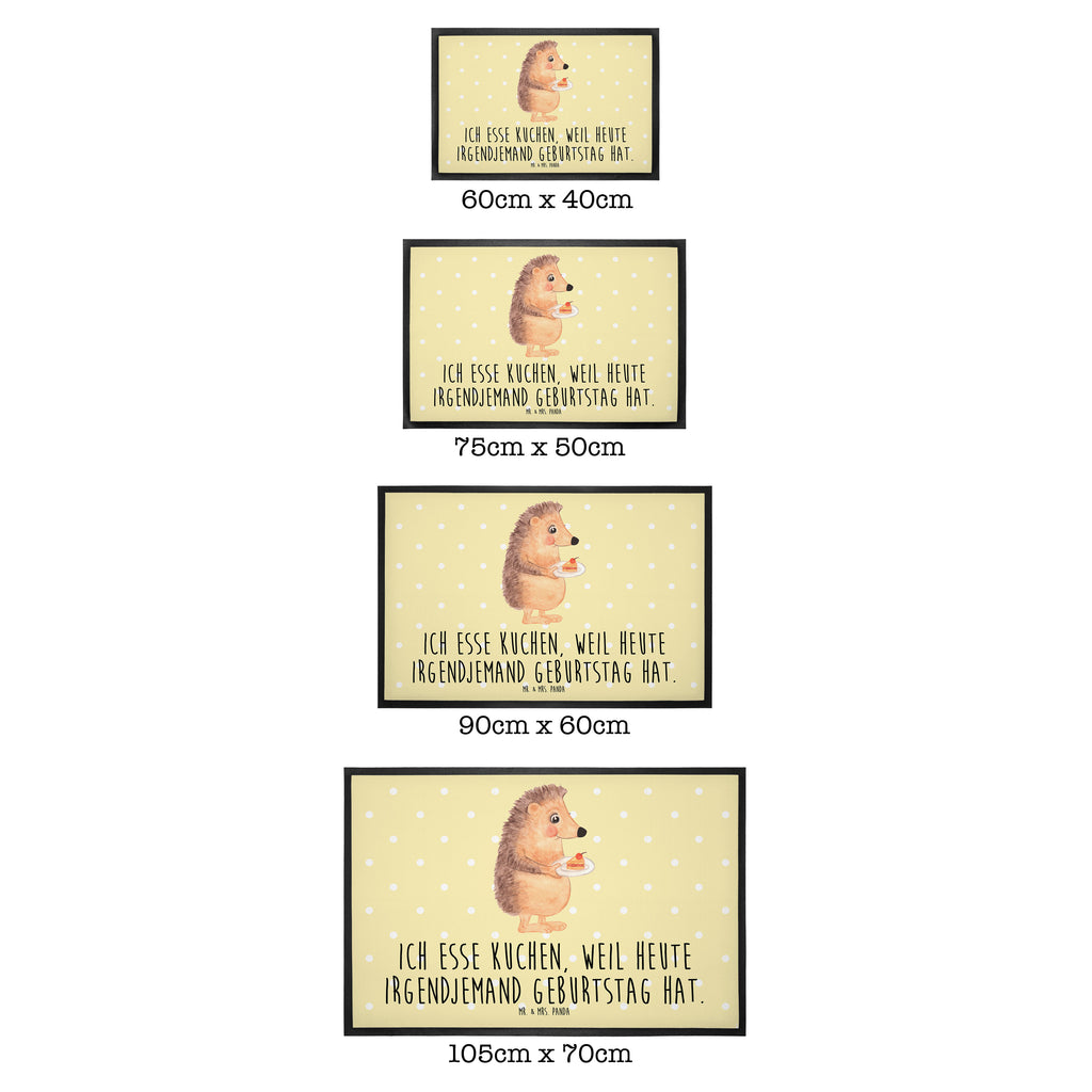 Fußmatte Igel mit Kuchenstück Igel, Essen Spruch, Kuchen, Backen Geschenk, Kuchen backen, Einladung Party, Geburtstagskuchen, Torte  Türvorleger, Schmutzmatte, Fußabtreter, Matte, Schmutzfänger, Fußabstreifer, Schmutzfangmatte, Türmatte, Motivfußmatte,  Haustürmatte, Vorleger  süße Tiermotive, gute Laune, lustige Sprüche, Tiere