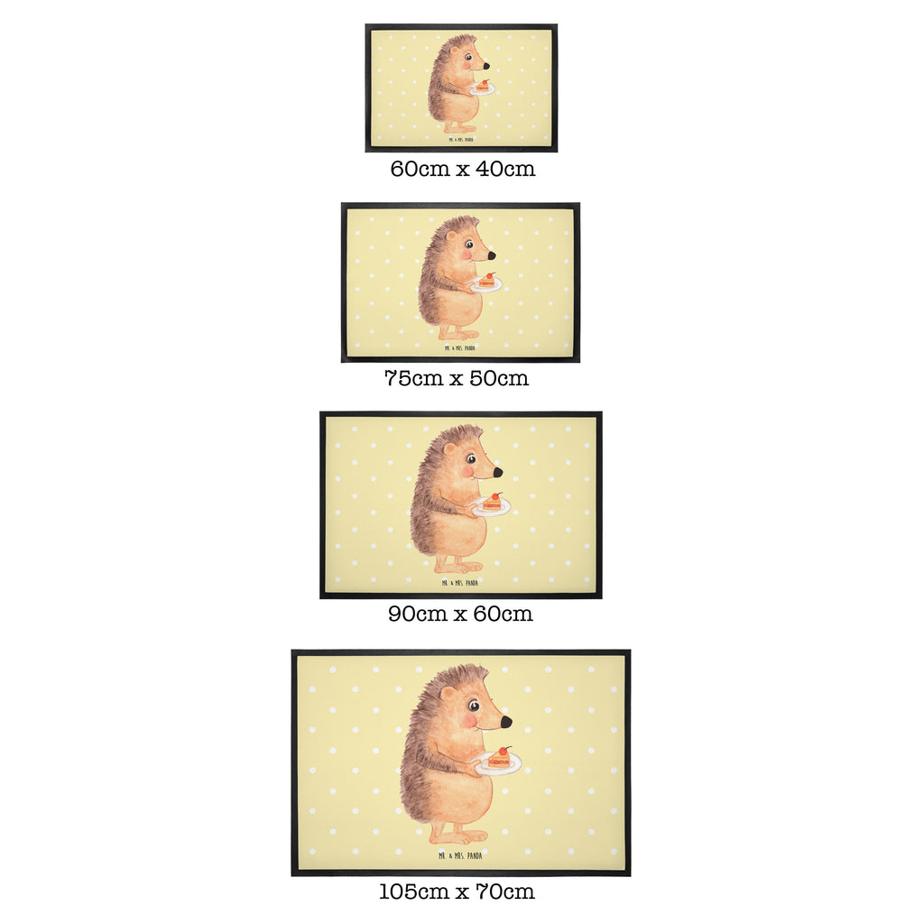 Fußmatte Igel mit Kuchenstück Igel, Essen Spruch, Kuchen, Backen Geschenk, Kuchen backen, Einladung Party, Geburtstagskuchen, Torte  Türvorleger, Schmutzmatte, Fußabtreter, Matte, Schmutzfänger, Fußabstreifer, Schmutzfangmatte, Türmatte, Motivfußmatte,  Haustürmatte, Vorleger  süße Tiermotive, gute Laune, lustige Sprüche, Tiere