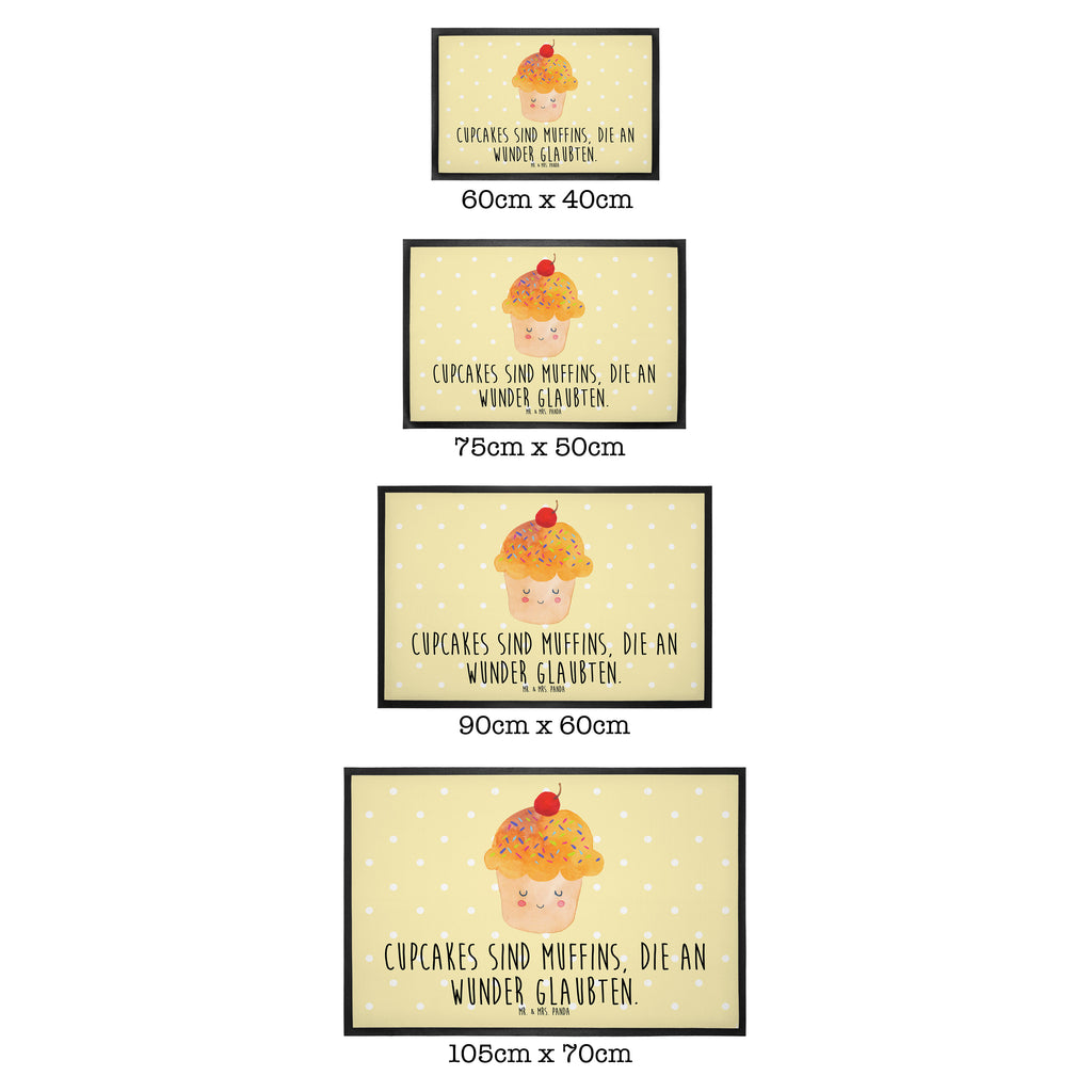 Fußmatte Cupcake Cupcakes, Muffin, Wunder, Küche Deko, Küche Spruch, Backen Geschenk, Geschenk Koch, Motivation Sprüche Türvorleger, Schmutzmatte, Fußabtreter, Matte, Schmutzfänger, Fußabstreifer, Schmutzfangmatte, Türmatte, Motivfußmatte,  Haustürmatte, Vorleger  süße Tiermotive, gute Laune, lustige Sprüche, Tiere