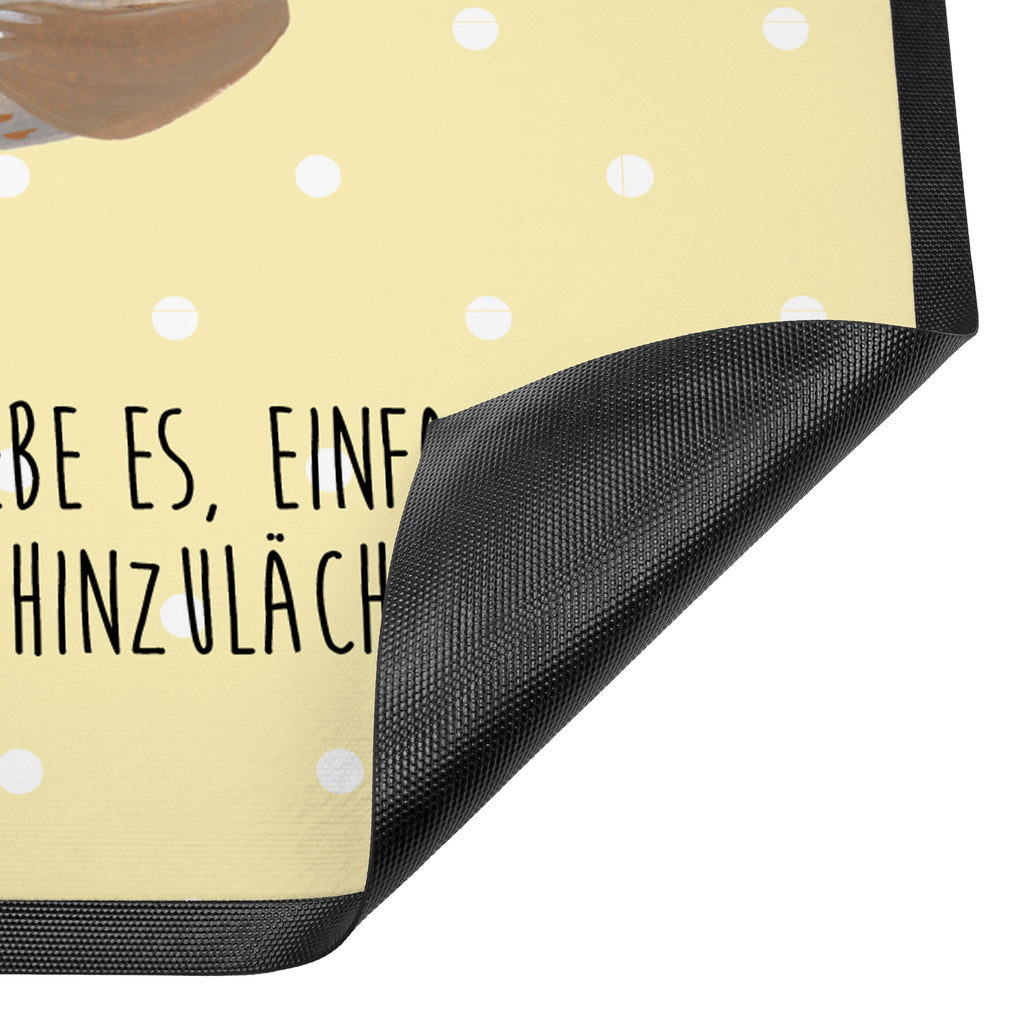 Fußmatte Robbe lachend Robbe, Robben, Seehund, Strand, Meerestier, Ostsee, Nordsee Türvorleger, Schmutzmatte, Fußabtreter, Matte, Schmutzfänger, Fußabstreifer, Schmutzfangmatte, Türmatte, Motivfußmatte,  Haustürmatte, Vorleger  süße Tiermotive, gute Laune, lustige Sprüche, Tiere