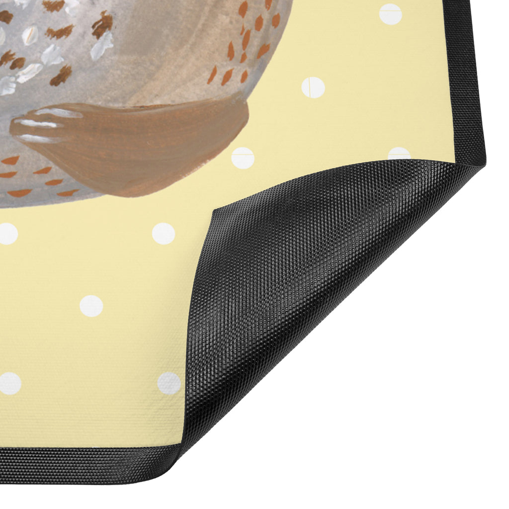 Fußmatte Robbe lachend Robbe, Robben, Seehund, Strand, Meerestier, Ostsee, Nordsee Türvorleger, Schmutzmatte, Fußabtreter, Matte, Schmutzfänger, Fußabstreifer, Schmutzfangmatte, Türmatte, Motivfußmatte,  Haustürmatte, Vorleger  süße Tiermotive, gute Laune, lustige Sprüche, Tiere