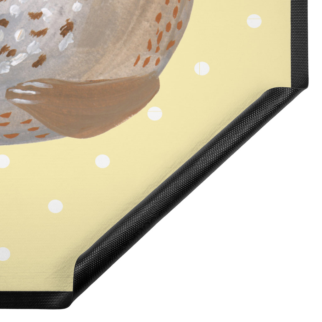 Fußmatte Robbe lachend Robbe, Robben, Seehund, Strand, Meerestier, Ostsee, Nordsee Türvorleger, Schmutzmatte, Fußabtreter, Matte, Schmutzfänger, Fußabstreifer, Schmutzfangmatte, Türmatte, Motivfußmatte,  Haustürmatte, Vorleger  süße Tiermotive, gute Laune, lustige Sprüche, Tiere