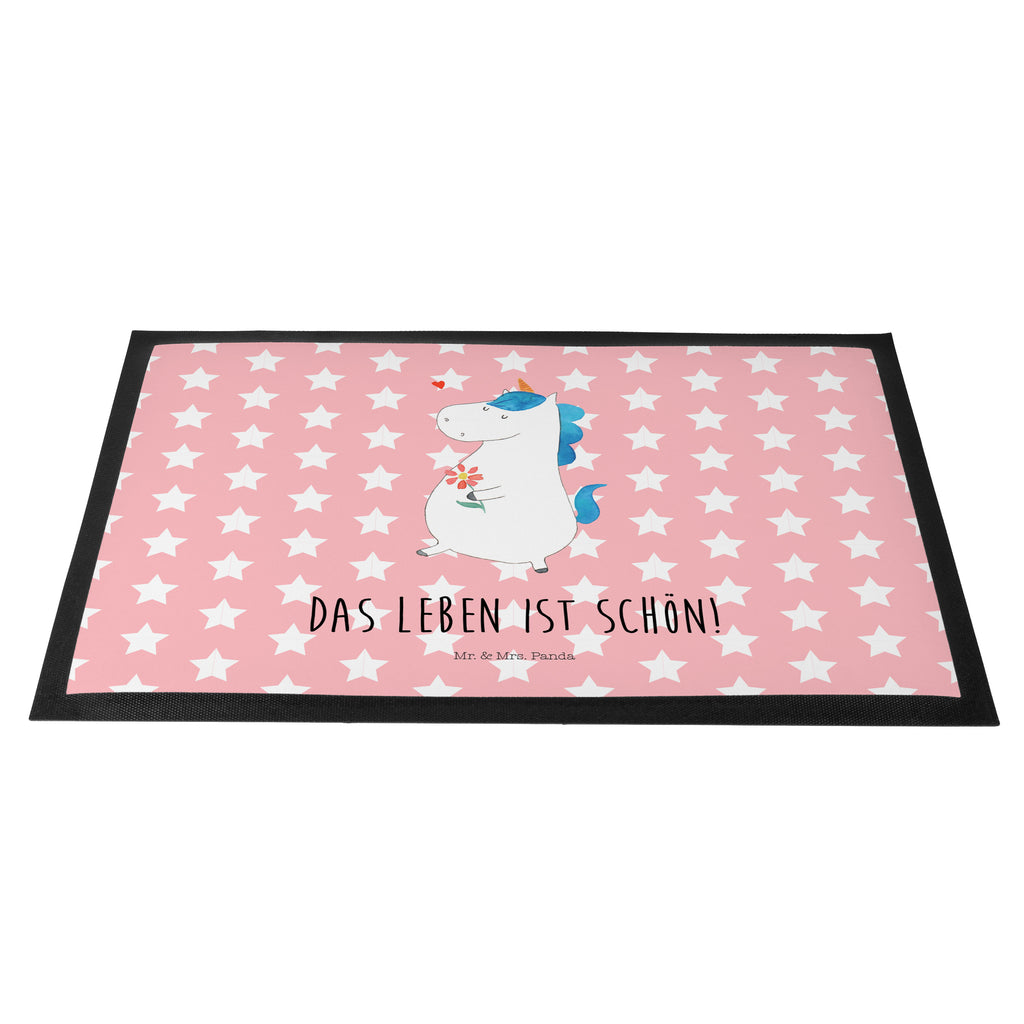 Fußmatte Einhorn Spaziergang Einhörner, Unicorn, Einhorn, Glitzer, Blumen, Spaziergang, Motivation, Gute Laune, Freude, Freundin, Mutter, Schwester Türvorleger, Schmutzmatte, Fußabtreter, Matte, Schmutzfänger, Fußabstreifer, Schmutzfangmatte, Türmatte, Motivfußmatte,  Haustürmatte, Vorleger  Einhorn, Einhörner, Einhorn Deko, Pegasus, Unicorn
