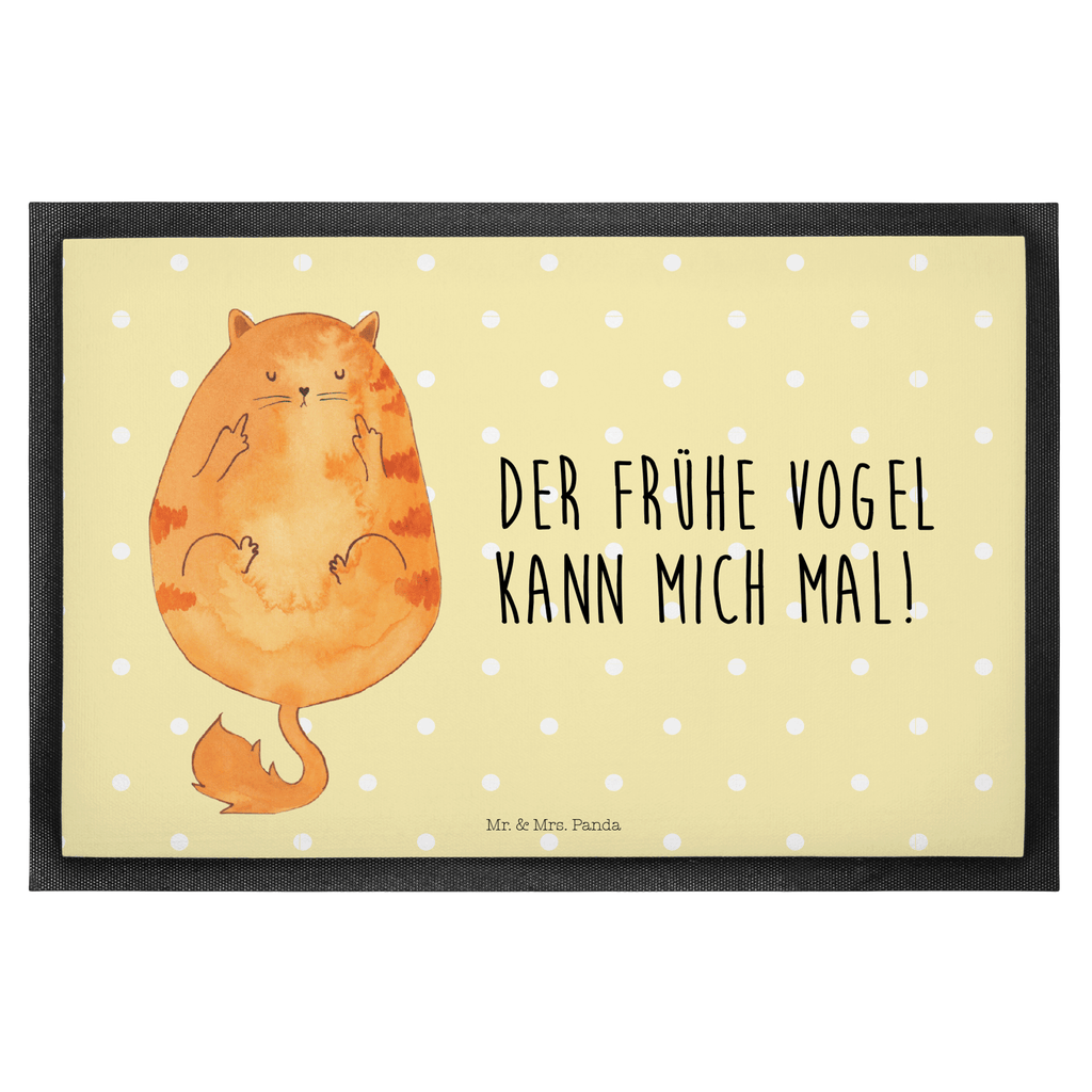 Fußmatte Katze Frühaufsteher Der frühe Vogel kann mich mal, Morgenmuffel, Frühaufsteher, Kaffee, Katzen, Katze, Kater, Mietze Türvorleger, Schmutzmatte, Fußabtreter, Matte, Schmutzfänger, Fußabstreifer, Schmutzfangmatte, Türmatte, Motivfußmatte,  Haustürmatte, Vorleger  Katze, Katzenmotiv, Katzenfan, Katzendeko, Katzenfreund, Katzenliebhaber, Katzenprodukte, Katzenartikel, Katzenaccessoires, Katzensouvenirs, Katzenliebhaberprodukte, Katzenmotive