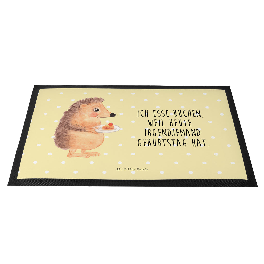 Fußmatte Igel mit Kuchenstück Igel, Essen Spruch, Kuchen, Backen Geschenk, Kuchen backen, Einladung Party, Geburtstagskuchen, Torte  Türvorleger, Schmutzmatte, Fußabtreter, Matte, Schmutzfänger, Fußabstreifer, Schmutzfangmatte, Türmatte, Motivfußmatte,  Haustürmatte, Vorleger  süße Tiermotive, gute Laune, lustige Sprüche, Tiere