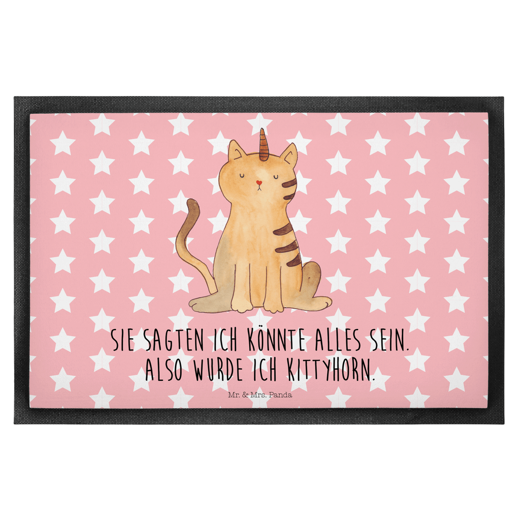 Fußmatte Einhorn Katze Einhorn, Unicorn, Katzer, Mieze, Regenbogen, Glitzer, Einhornpower, Erwachsenwerden, Katze, Katzenhorn, Einhornkatze, Kittyhorn Türvorleger, Schmutzmatte, Fußabtreter, Matte, Schmutzfänger, Fußabstreifer, Schmutzfangmatte, Türmatte, Motivfußmatte,  Haustürmatte, Vorleger  Einhorn, Einhörner, Einhorn Deko, Pegasus, Unicorn