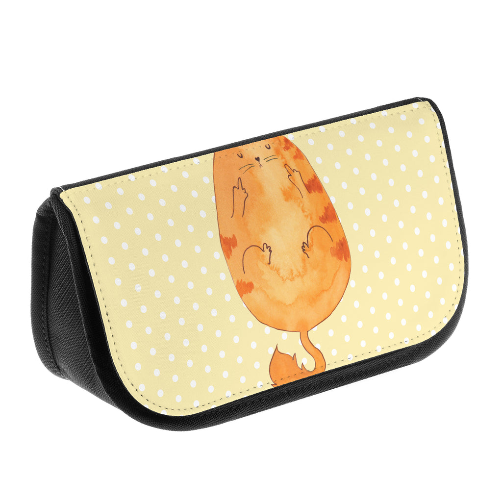 Kosmetiktasche Katze Mittelfinger Kosmetikbeutel, Kulturtasche, Kulturbeutel, Schminktasche, Make-Up Tasche, Katze, Katzenmotiv, Katzenfan, Katzendeko, Katzenfreund, Katzenliebhaber, Katzenprodukte, Katzenartikel, Katzenaccessoires, Katzensouvenirs, Katzenliebhaberprodukte, Katzenmotive, Katzen, Kater, Mietze, Cat, Cats