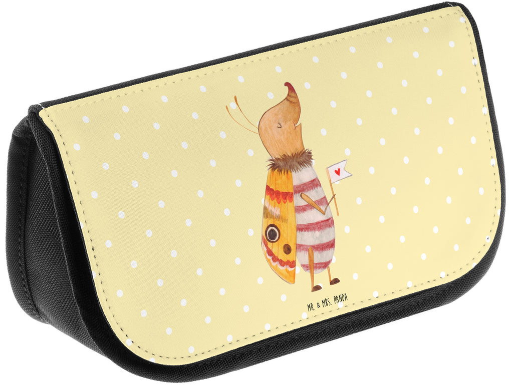 Kosmetiktasche Nachtfalter mit Fähnchen Kosmetikbeutel, Kulturtasche, Kulturbeutel, Schminktasche, Make-Up Tasche, Tiermotive, Gute Laune, lustige Sprüche, Tiere, Nachtfalter, Käfer, Spruch lustig, Spruch witzig, süß, niedlich, Küche Deko, Was kostet die Welt