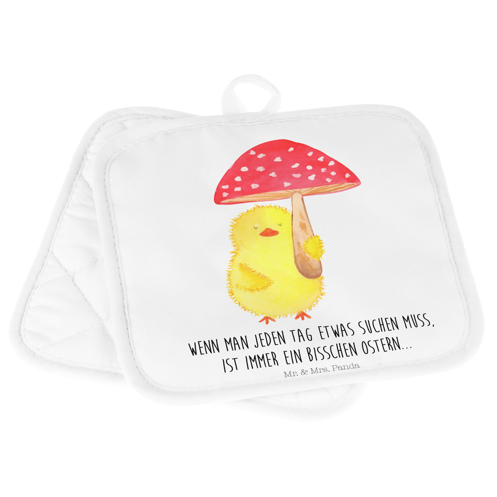2er Set Topflappen  Küken Fliegenpilz Topflappen, Topfuntersetzer, Ofenhandschuh, Topflappen Set, Topflappen lustig, Topflappen mit Spruch, Ostern, Osterhase, Ostergeschenke, Osternest, Osterdeko, Geschenk zu Ostern, Küken, Fliegenpilz, Glückspilz, Frohe Ostern, Ostergrüße