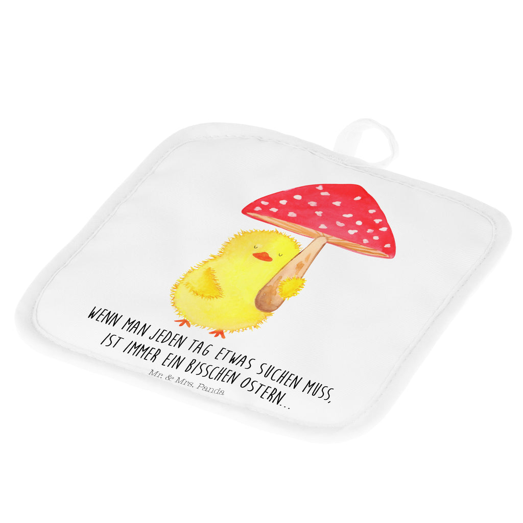 2er Set Topflappen  Küken Fliegenpilz Topflappen, Topfuntersetzer, Ofenhandschuh, Topflappen Set, Topflappen lustig, Topflappen mit Spruch, Ostern, Osterhase, Ostergeschenke, Osternest, Osterdeko, Geschenk zu Ostern, Küken, Fliegenpilz, Glückspilz, Frohe Ostern, Ostergrüße