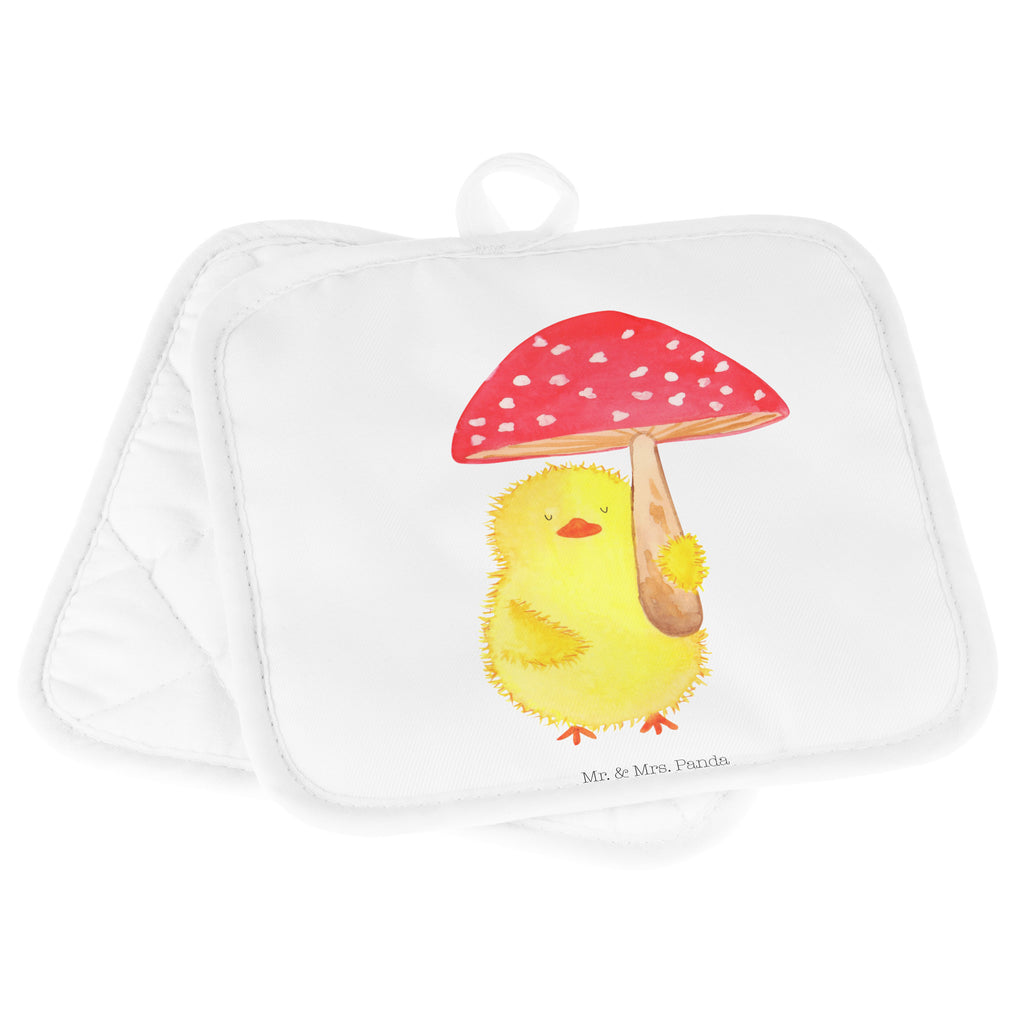 2er Set Topflappen  Küken Fliegenpilz Topflappen, Topfuntersetzer, Ofenhandschuh, Topflappen Set, Topflappen lustig, Topflappen mit Spruch, Ostern, Osterhase, Ostergeschenke, Osternest, Osterdeko, Geschenk zu Ostern, Küken, Fliegenpilz, Glückspilz, Frohe Ostern, Ostergrüße