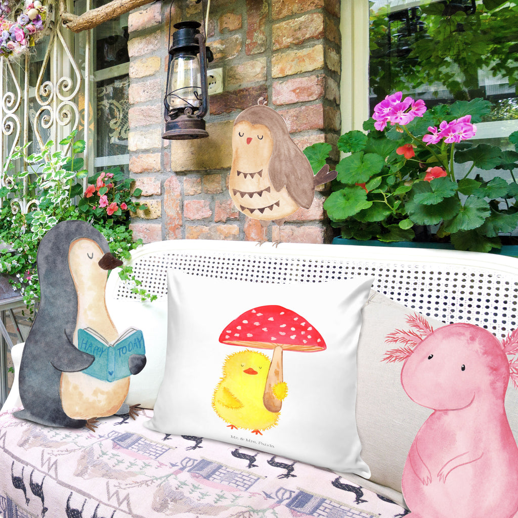 40x40 Kissen Küken Fliegenpilz Kissenhülle, Kopfkissen, Sofakissen, Dekokissen, Motivkissen, Ostern, Osterhase, Ostergeschenke, Osternest, Osterdeko, Geschenk zu Ostern, Küken, Fliegenpilz, Glückspilz, Frohe Ostern, Ostergrüße