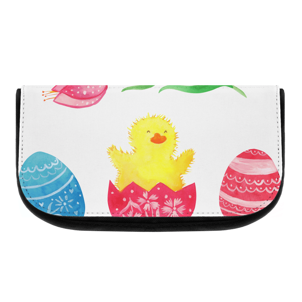 Kosmetiktasche Küken geschlüpft Kosmetikbeutel, Kulturtasche, Kulturbeutel, Schminktasche, Make-Up Tasche, Ostern, Osterhase, Ostergeschenke, Osternest, Osterdeko, Geschenk zu Ostern, Küken, Osterei, Ostereier, Ei, Frühlingsgefühle, Freude, Grüße, liebe Grüße, Frohe Ostern, Ostergrüße