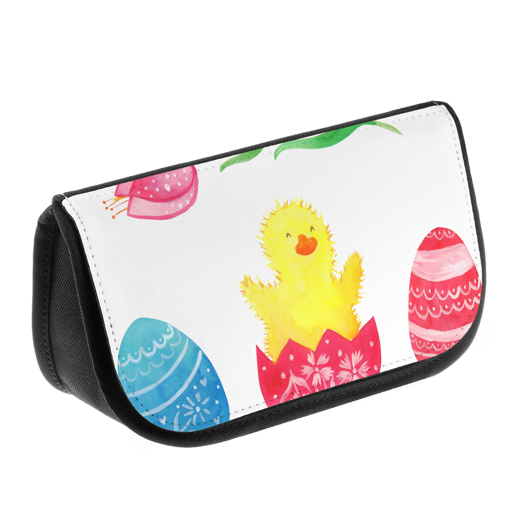 Kosmetiktasche Küken geschlüpft Kosmetikbeutel, Kulturtasche, Kulturbeutel, Schminktasche, Make-Up Tasche, Ostern, Osterhase, Ostergeschenke, Osternest, Osterdeko, Geschenk zu Ostern, Küken, Osterei, Ostereier, Ei, Frühlingsgefühle, Freude, Grüße, liebe Grüße, Frohe Ostern, Ostergrüße