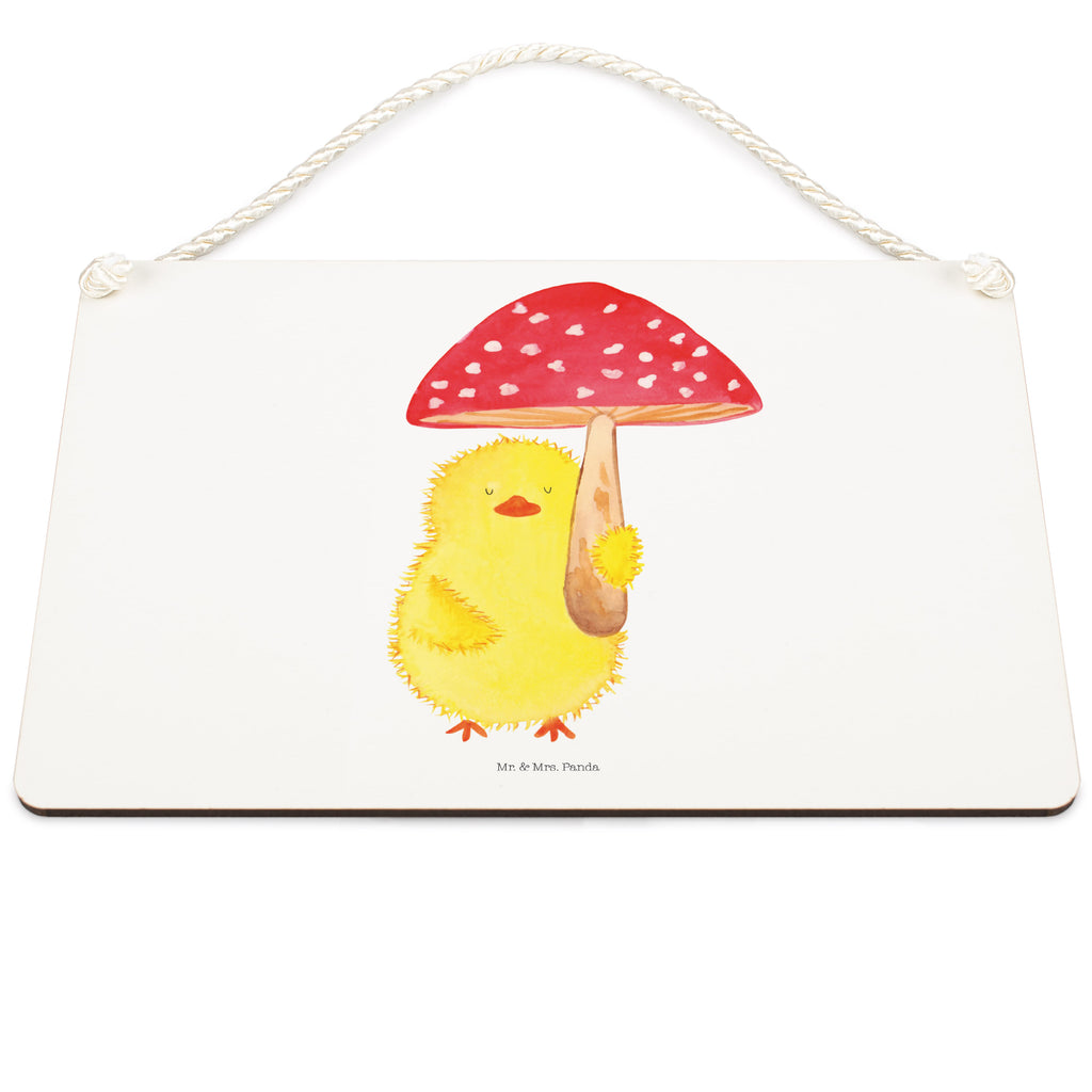 Deko Schild Küken Fliegenpilz Dekoschild, Deko Schild, Schild, Tür Schild, Türschild, Holzschild, Wandschild, Wanddeko, Ostern, Osterhase, Ostergeschenke, Osternest, Osterdeko, Geschenk zu Ostern, Küken, Fliegenpilz, Glückspilz, Frohe Ostern, Ostergrüße