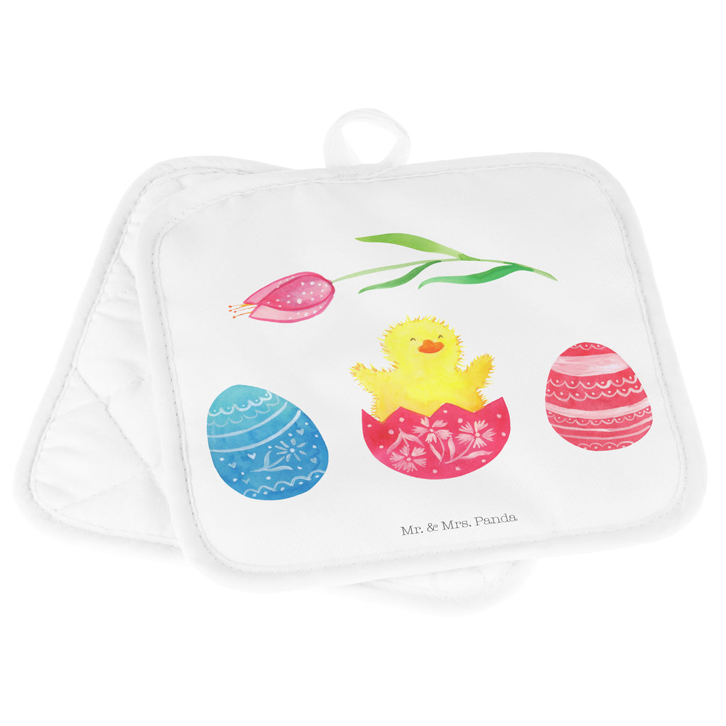 2er Set Topflappen  Küken geschlüpft Topflappen, Topfuntersetzer, Ofenhandschuh, Topflappen Set, Topflappen lustig, Topflappen mit Spruch, Ostern, Osterhase, Ostergeschenke, Osternest, Osterdeko, Geschenk zu Ostern, Küken, Osterei, Ostereier, Ei, Frühlingsgefühle, Freude, Grüße, liebe Grüße, Frohe Ostern, Ostergrüße