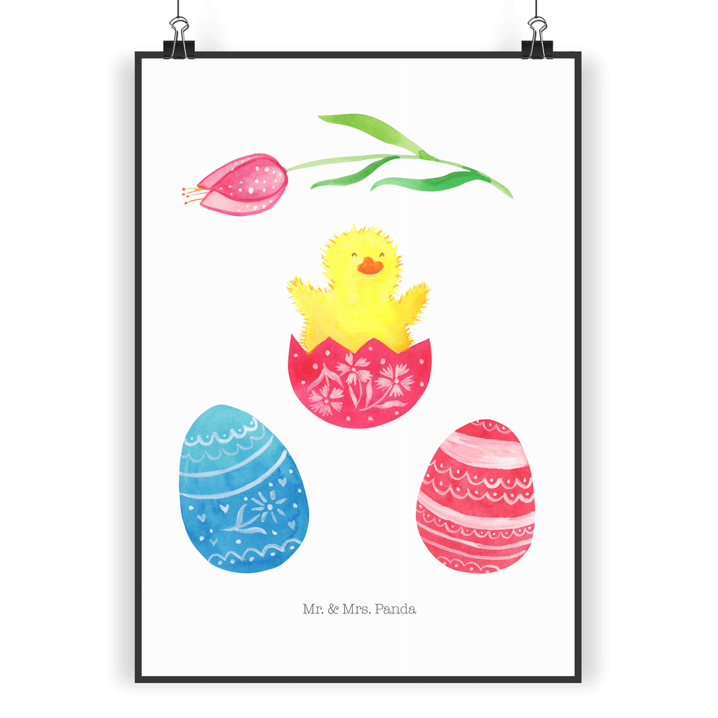 Poster Küken geschlüpft Poster, Wandposter, Bild, Wanddeko, Küchenposter, Kinderposter, Wanddeko Bild, Raumdekoration, Wanddekoration, Handgemaltes Poster, Mr. & Mrs. Panda Poster, Designposter, Kunstdruck, Posterdruck, Ostern, Osterhase, Ostergeschenke, Osternest, Osterdeko, Geschenk zu Ostern, Küken, Osterei, Ostereier, Ei, Frühlingsgefühle, Freude, Grüße, liebe Grüße, Frohe Ostern, Ostergrüße