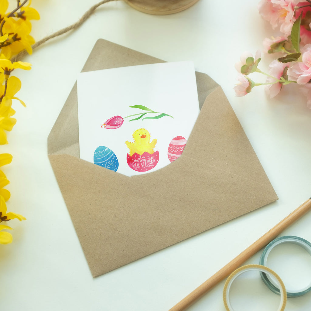 Grußkarte Küken geschlüpft Klappkarte, Einladungskarte, Glückwunschkarte, Hochzeitskarte, Geburtstagskarte, Karte, Ostern, Osterhase, Ostergeschenke, Osternest, Osterdeko, Geschenk zu Ostern, Küken, Osterei, Ostereier, Ei, Frühlingsgefühle, Freude, Grüße, liebe Grüße, Frohe Ostern, Ostergrüße