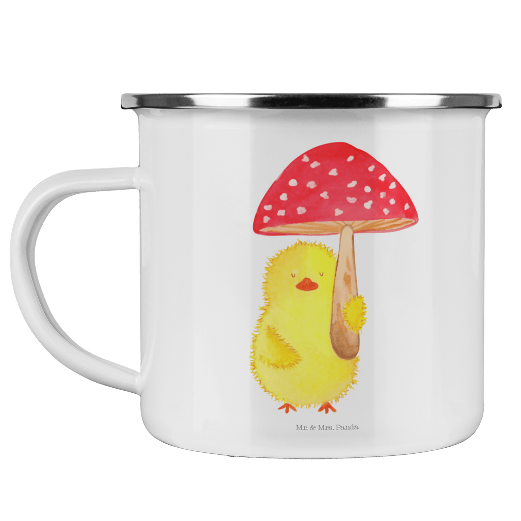 Camping Emaille Tasse Küken Fliegenpilz Campingtasse, Trinkbecher, Metalltasse, Outdoor Tasse, Emaille Trinkbecher, Blechtasse Outdoor, Emaille Campingbecher, Edelstahl Trinkbecher, Metalltasse für Camping, Kaffee Blechtasse, Camping Tasse Metall, Ostern, Osterhase, Ostergeschenke, Osternest, Osterdeko, Geschenk zu Ostern, Küken, Fliegenpilz, Glückspilz, Frohe Ostern, Ostergrüße