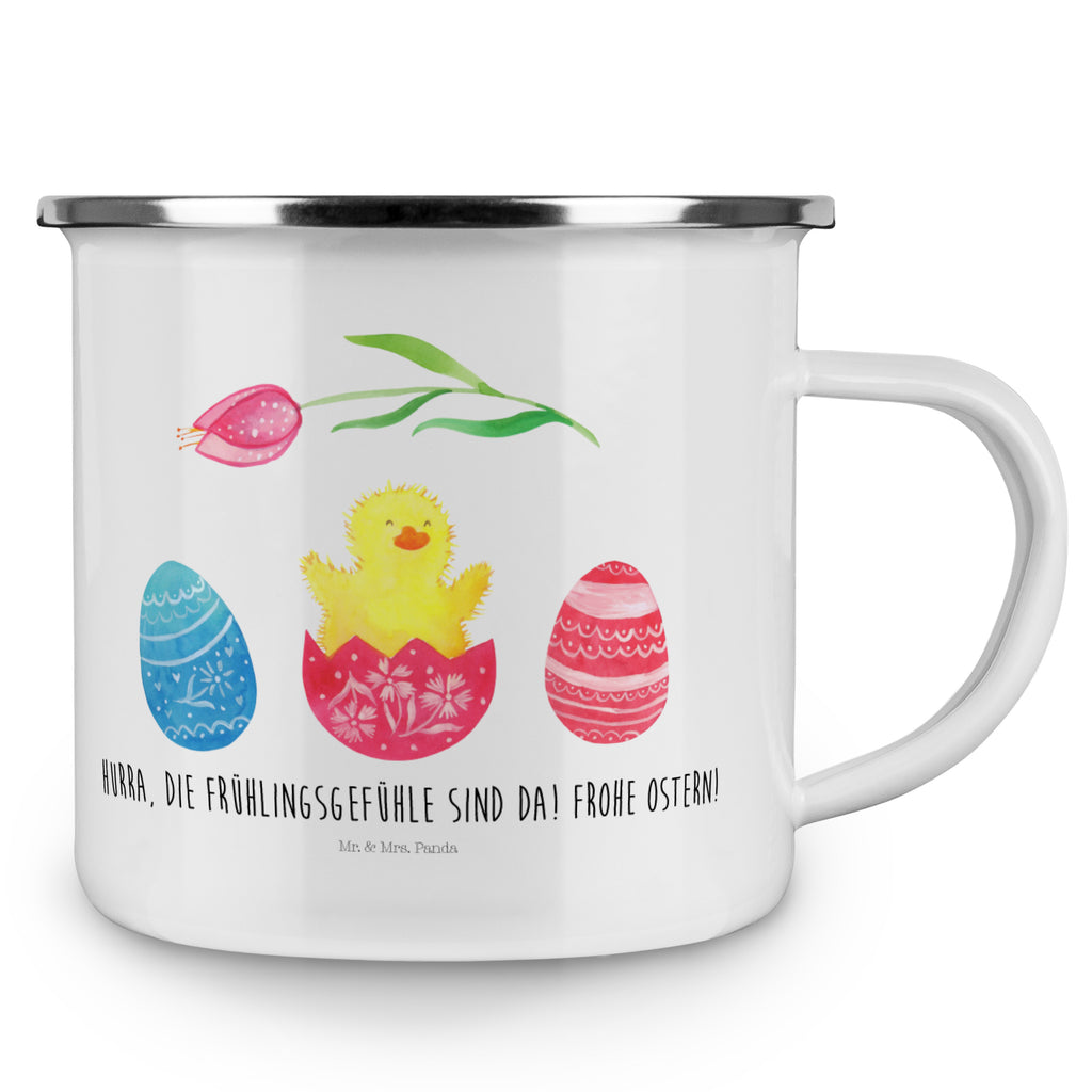 Camping Emaille Tasse Küken geschlüpft Campingtasse, Trinkbecher, Metalltasse, Outdoor Tasse, Emaille Trinkbecher, Blechtasse Outdoor, Emaille Campingbecher, Edelstahl Trinkbecher, Metalltasse für Camping, Kaffee Blechtasse, Camping Tasse Metall, Ostern, Osterhase, Ostergeschenke, Osternest, Osterdeko, Geschenk zu Ostern, Küken, Osterei, Ostereier, Ei, Frühlingsgefühle, Freude, Grüße, liebe Grüße, Frohe Ostern, Ostergrüße