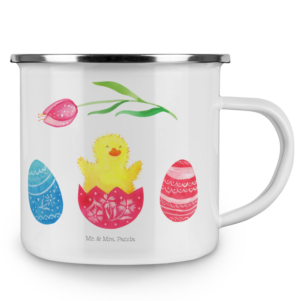 Camping Emaille Tasse Küken geschlüpft Campingtasse, Trinkbecher, Metalltasse, Outdoor Tasse, Emaille Trinkbecher, Blechtasse Outdoor, Emaille Campingbecher, Edelstahl Trinkbecher, Metalltasse für Camping, Kaffee Blechtasse, Camping Tasse Metall, Ostern, Osterhase, Ostergeschenke, Osternest, Osterdeko, Geschenk zu Ostern, Küken, Osterei, Ostereier, Ei, Frühlingsgefühle, Freude, Grüße, liebe Grüße, Frohe Ostern, Ostergrüße
