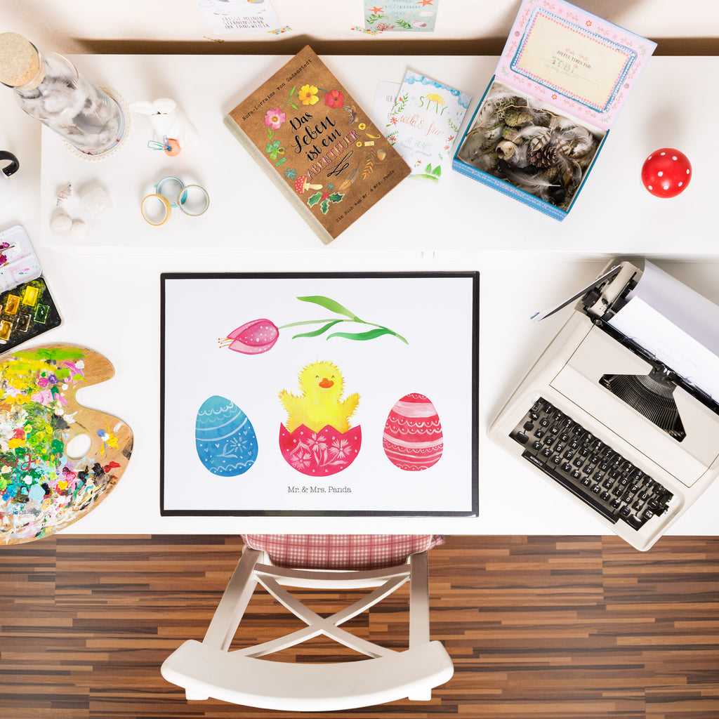 Schreibtischunterlage Küken geschlüpft Schreibunterlage, Schreibtischauflage, Bürobedarf, Büroartikel, Schreibwaren, Schreibtisch Unterlagen, Schreibtischunterlage Groß, Ostern, Osterhase, Ostergeschenke, Osternest, Osterdeko, Geschenk zu Ostern, Küken, Osterei, Ostereier, Ei, Frühlingsgefühle, Freude, Grüße, liebe Grüße, Frohe Ostern, Ostergrüße