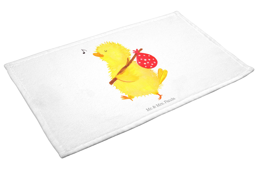 Gäste Handtuch Küken Wanderer Gästetuch, Reisehandtuch, Sport Handtuch, Frottier, Kinder Handtuch, Ostern, Osterhase, Ostergeschenke, Osternest, Osterdeko, Geschenk zu Ostern, Küken, Osterei, Ostereier, Ei, Frühlingsgefühle, Freude, Grüße, liebe Grüße, Frohe Ostern, Ostergrüße, Flausen, Wunder, Reisen, Weltenbummler, Zeit, Zeitmanagement, Backpacker