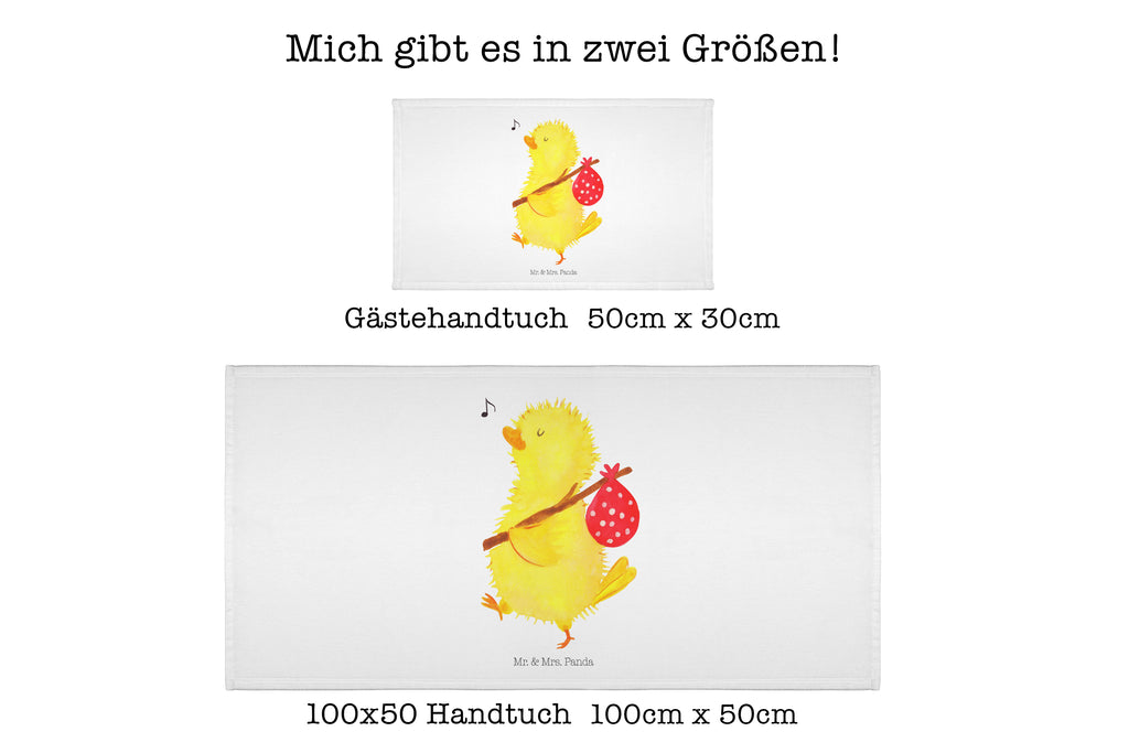 Gäste Handtuch Küken Wanderer Gästetuch, Reisehandtuch, Sport Handtuch, Frottier, Kinder Handtuch, Ostern, Osterhase, Ostergeschenke, Osternest, Osterdeko, Geschenk zu Ostern, Küken, Osterei, Ostereier, Ei, Frühlingsgefühle, Freude, Grüße, liebe Grüße, Frohe Ostern, Ostergrüße, Flausen, Wunder, Reisen, Weltenbummler, Zeit, Zeitmanagement, Backpacker
