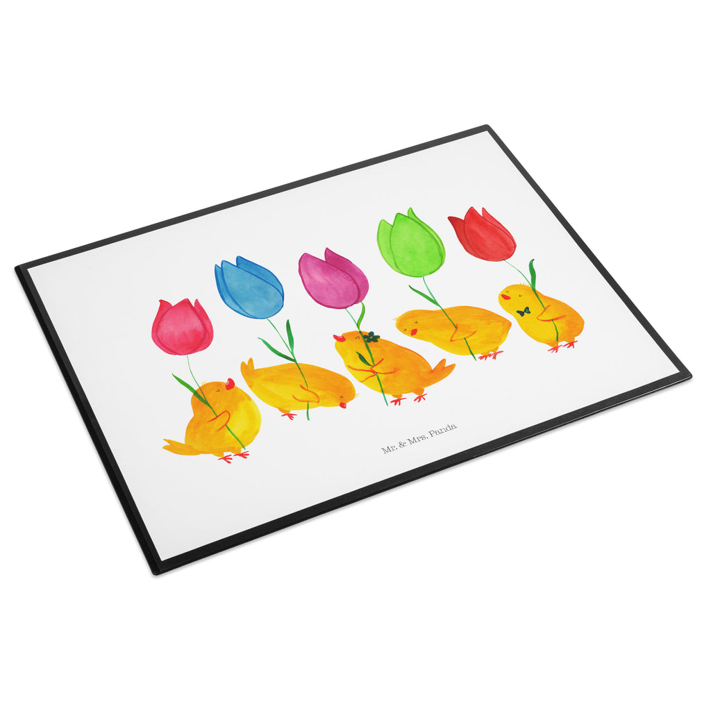 Schreibtischunterlage Küken Parade Schreibunterlage, Schreibtischauflage, Bürobedarf, Büroartikel, Schreibwaren, Schreibtisch Unterlagen, Schreibtischunterlage Groß, Ostern, Osterhase, Ostergeschenke, Osternest, Osterdeko, Geschenk zu Ostern, Küken, Parade, Tulpen, Frohe Ostern, Ostergrüße, Blumen
