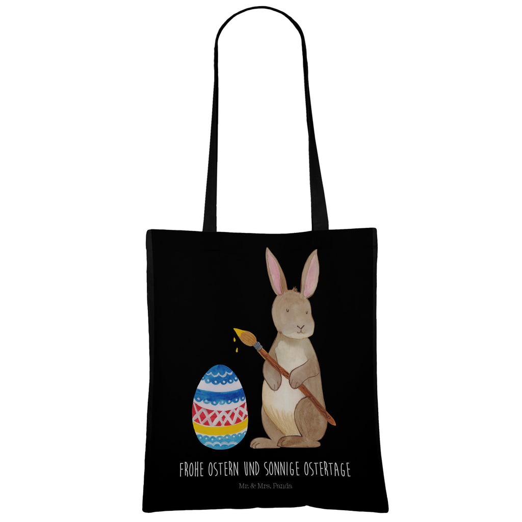 Tragetasche Hase Eiermalen Beuteltasche, Beutel, Einkaufstasche, Jutebeutel, Stoffbeutel, Ostern, Osterhase, Ostergeschenke, Osternest, Osterdeko, Geschenk zu Ostern, Frohe Ostern, Ostergrüße, Osterblume, Osterei, bemalte Ostereier, Hase, Kaninchen, Eiermalen
