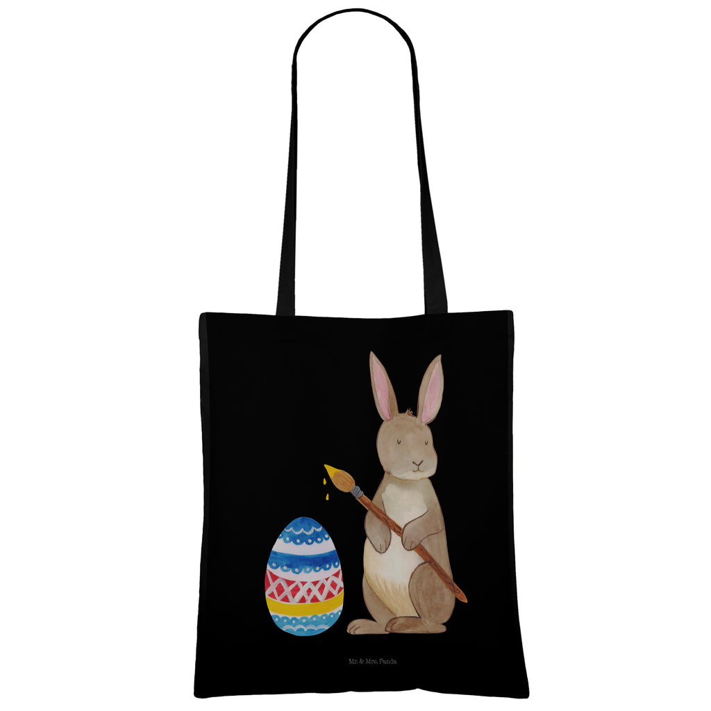 Tragetasche Hase Eiermalen Beuteltasche, Beutel, Einkaufstasche, Jutebeutel, Stoffbeutel, Ostern, Osterhase, Ostergeschenke, Osternest, Osterdeko, Geschenk zu Ostern, Frohe Ostern, Ostergrüße, Osterblume, Osterei, bemalte Ostereier, Hase, Kaninchen, Eiermalen