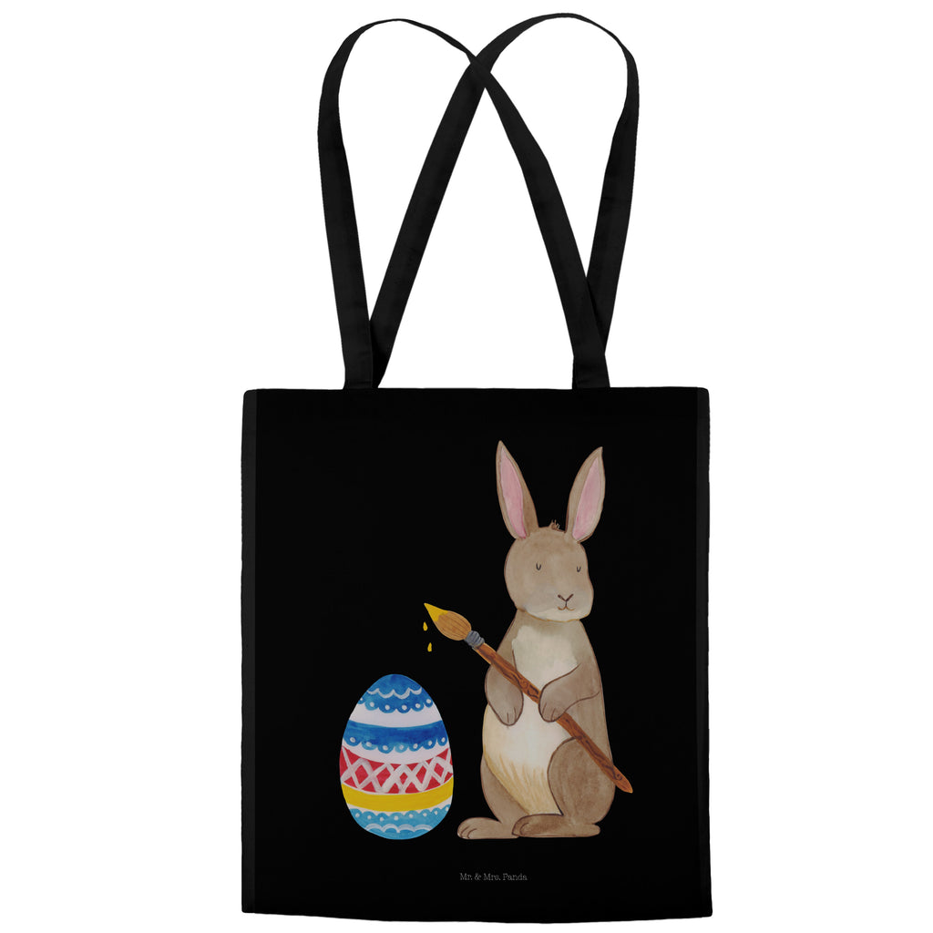 Tragetasche Hase Eiermalen Beuteltasche, Beutel, Einkaufstasche, Jutebeutel, Stoffbeutel, Ostern, Osterhase, Ostergeschenke, Osternest, Osterdeko, Geschenk zu Ostern, Frohe Ostern, Ostergrüße, Osterblume, Osterei, bemalte Ostereier, Hase, Kaninchen, Eiermalen