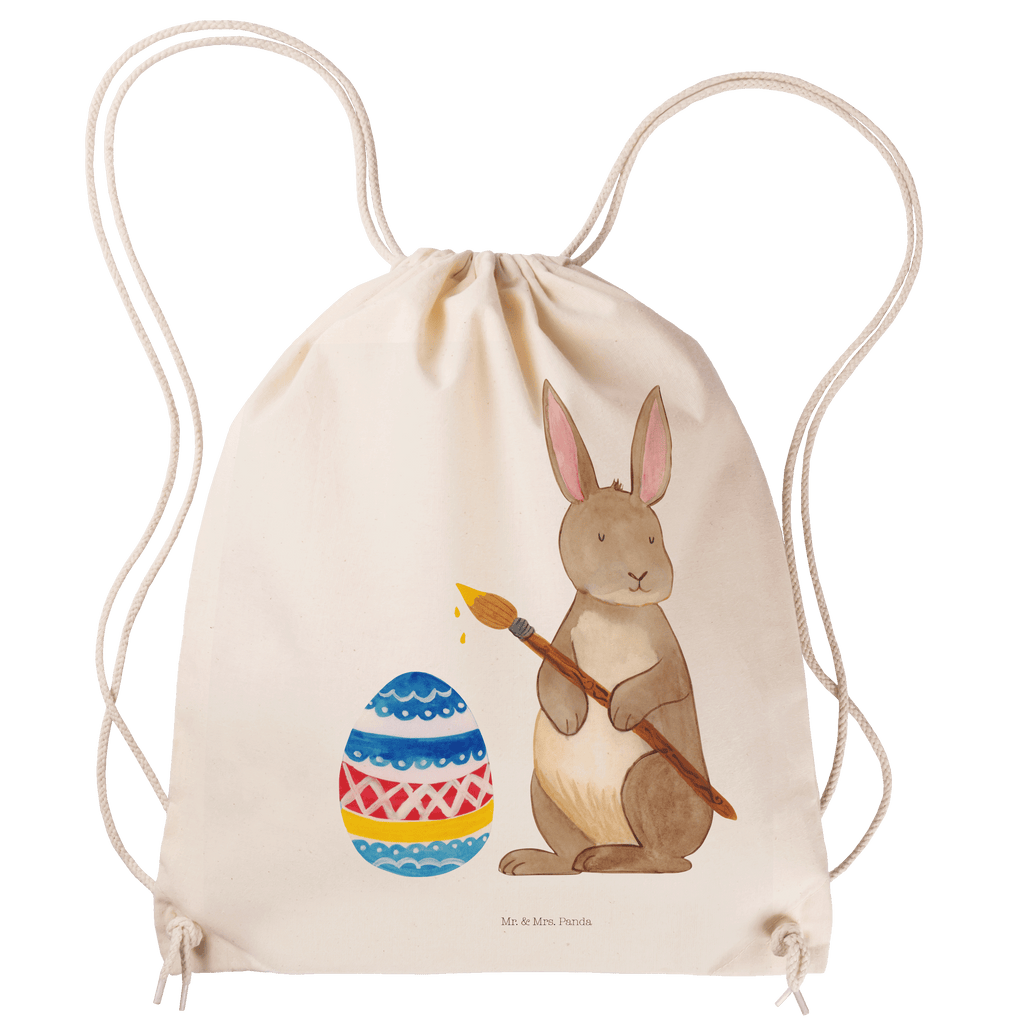 Sportbeutel Hase Eiermalen Turnbeutel, Beutel, Sporttasche, Tasche, Stoffbeutel, Ostern, Osterhase, Ostergeschenke, Osternest, Osterdeko, Geschenk zu Ostern, Frohe Ostern, Ostergrüße, Osterblume, Osterei, bemalte Ostereier, Hase, Kaninchen, Eiermalen