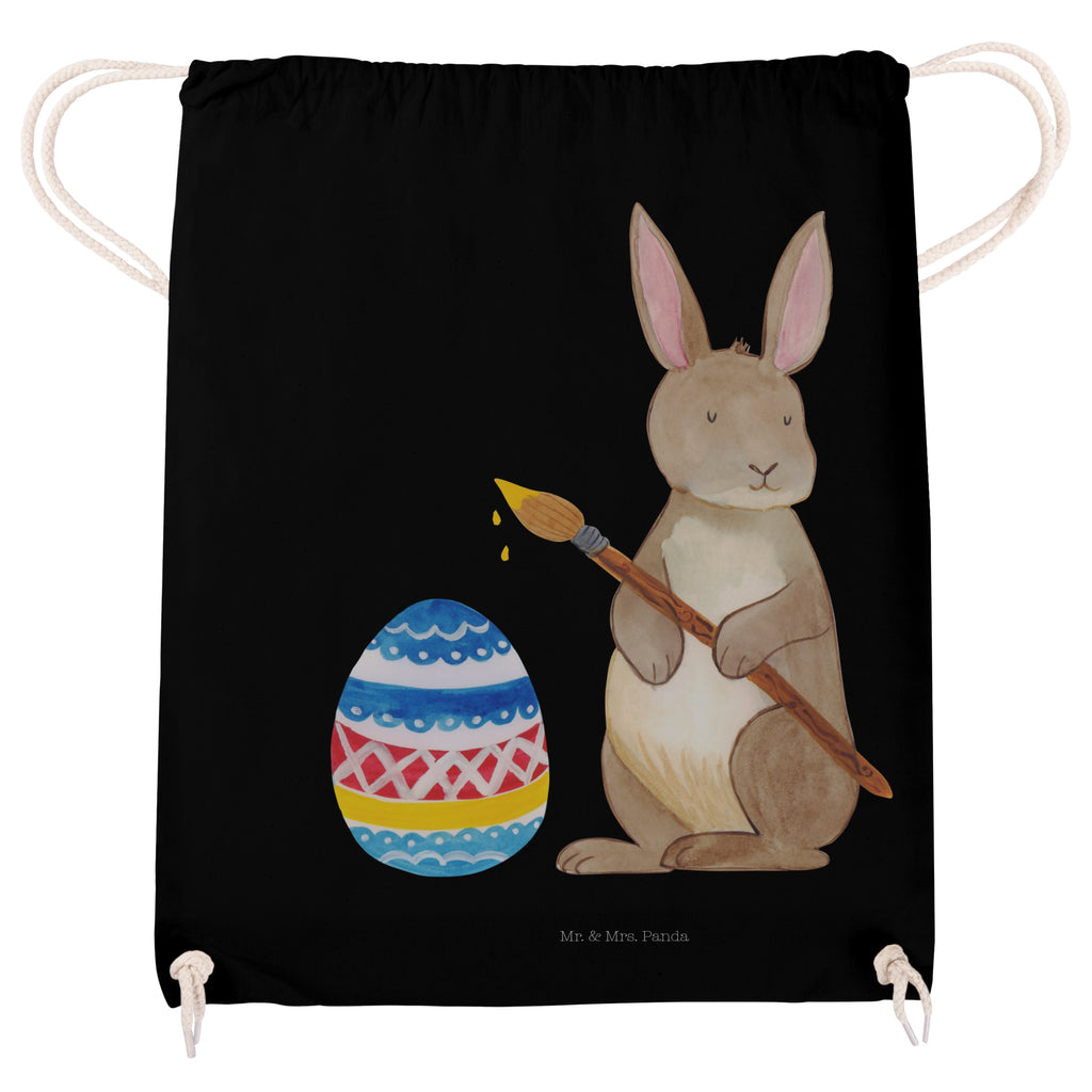 Sportbeutel Hase Eiermalen Turnbeutel, Beutel, Sporttasche, Tasche, Stoffbeutel, Ostern, Osterhase, Ostergeschenke, Osternest, Osterdeko, Geschenk zu Ostern, Frohe Ostern, Ostergrüße, Osterblume, Osterei, bemalte Ostereier, Hase, Kaninchen, Eiermalen